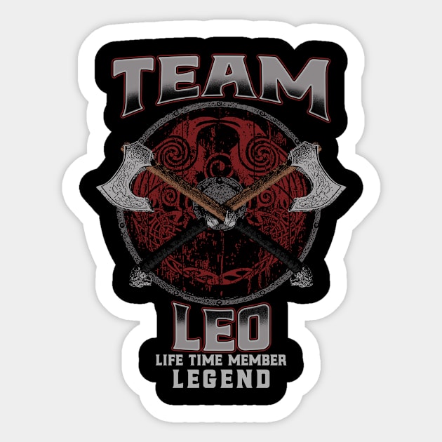 Leo - Life Time Member Legend Sticker by Stacy Peters Art